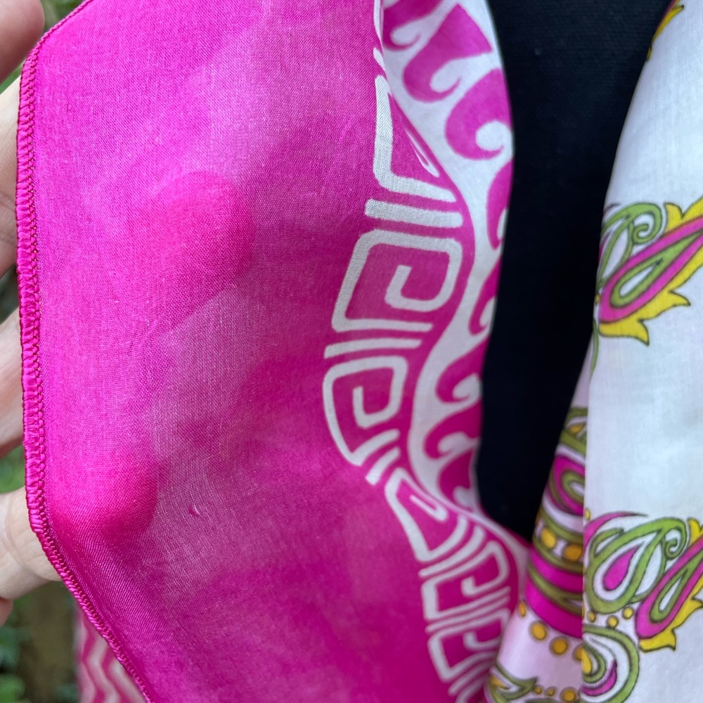 Silk Scarf Rectangular Shape, Very Thin - image 3